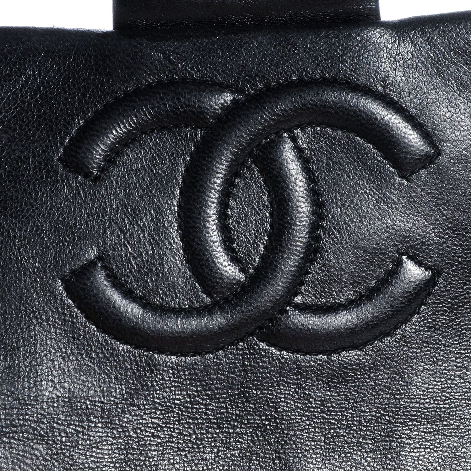 Chanel Lambskin Quilted Mini Square Flap Black 10 of 10