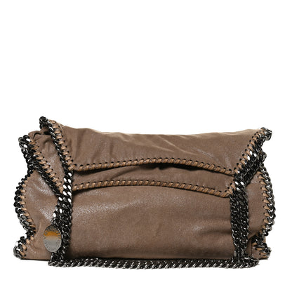 Stella McCartney Shaggy Deer Falabella Fold Over Tote Brown 1 of 13