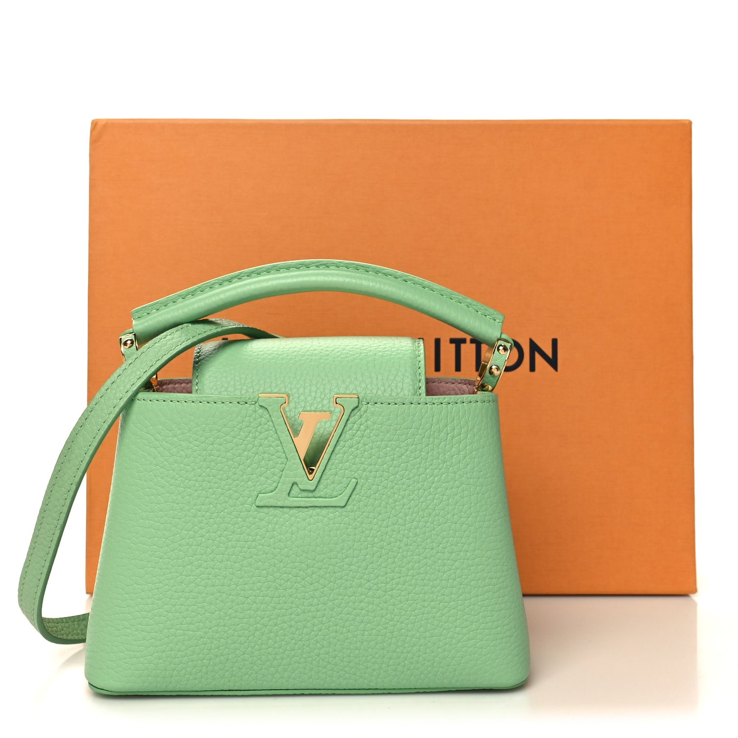Taurillon Mini Capucines Vert Pomme