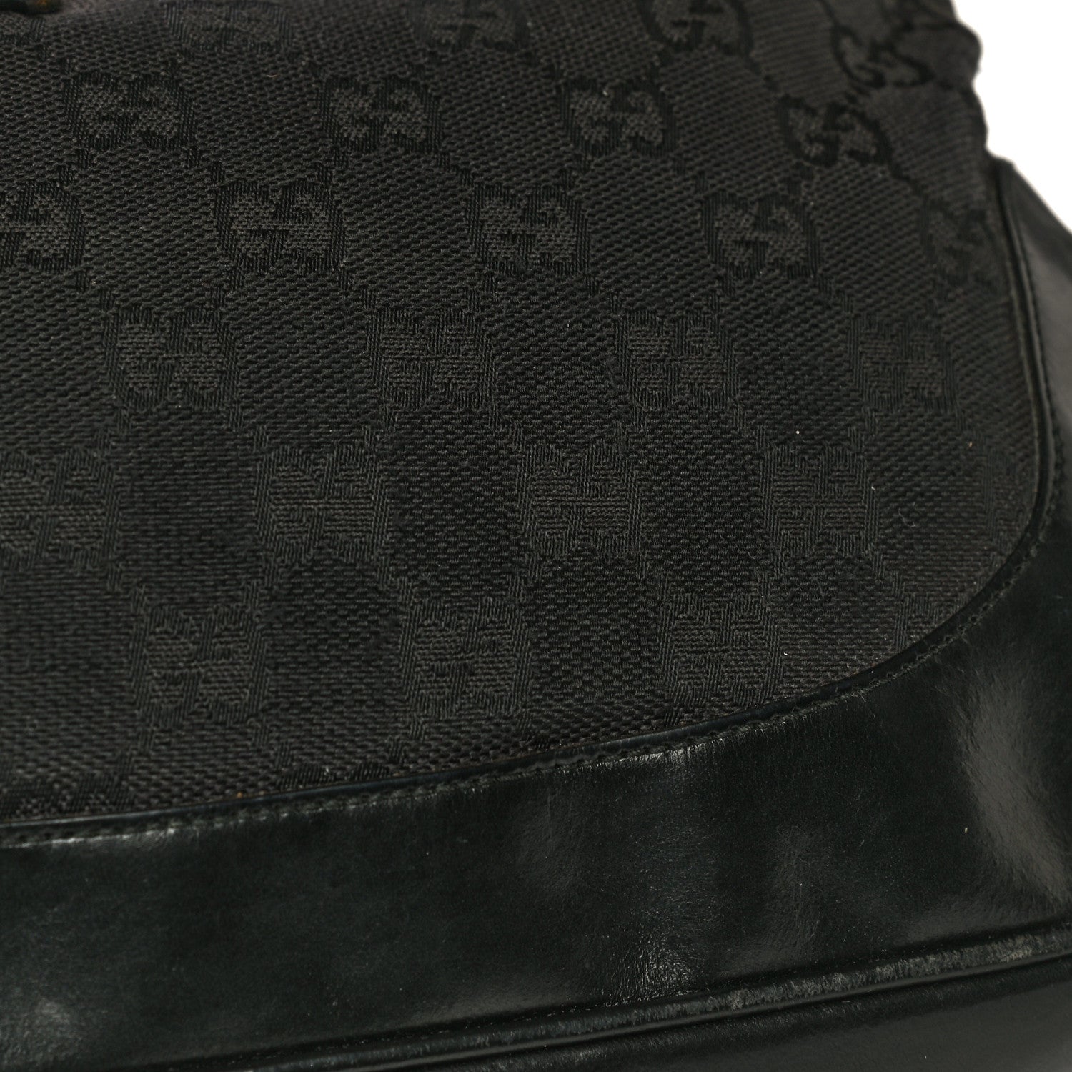 Gucci Monogram Small Jackie O Hobo Black 17 of 33