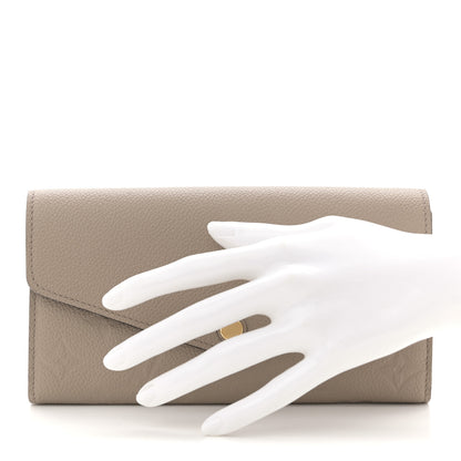 Louis Vuitton Empreinte Sarah Wallet NM Tourterelle 2 of 6