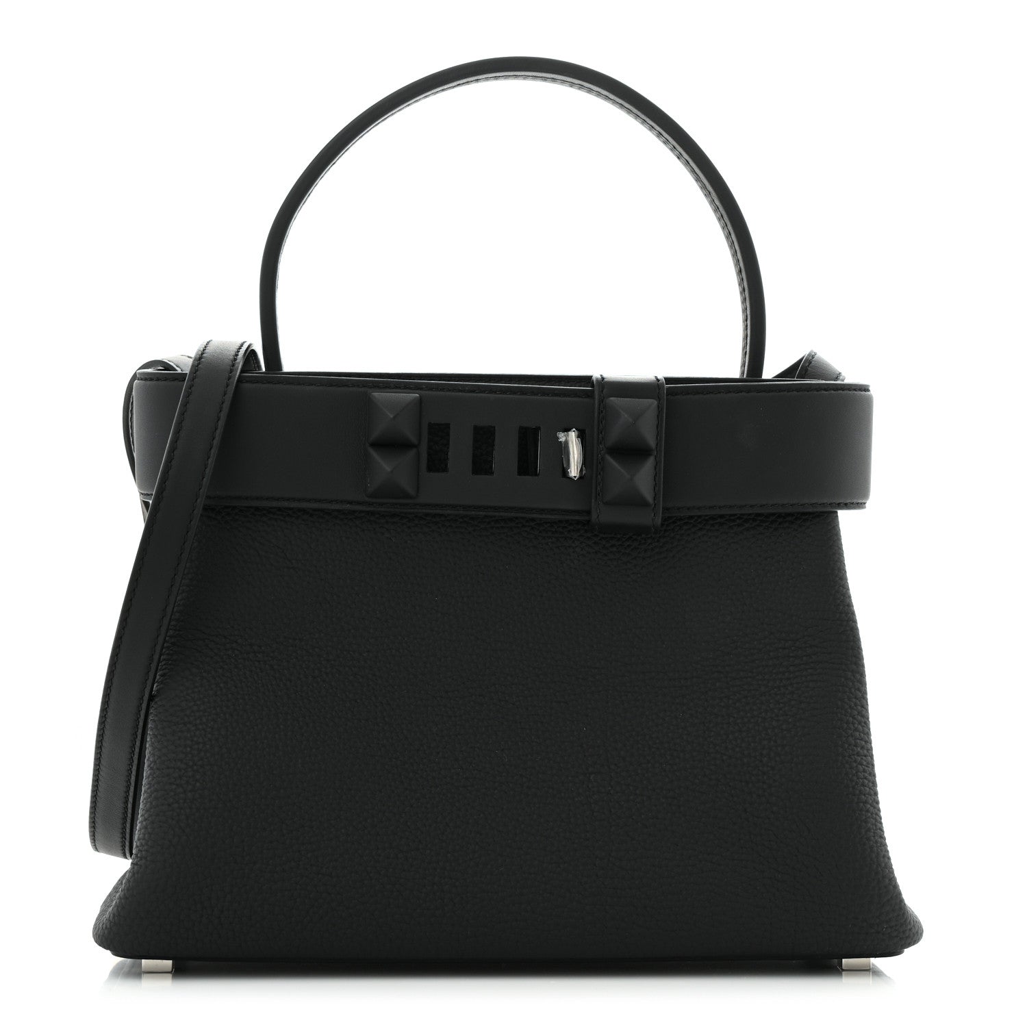 Hermes Togo Swift Medor Bag Black 1 of 12