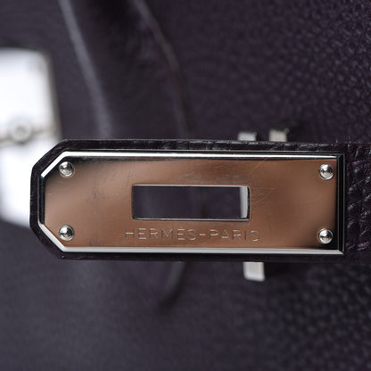 Hermes Togo Birkin 30 Raisin 16 of 31