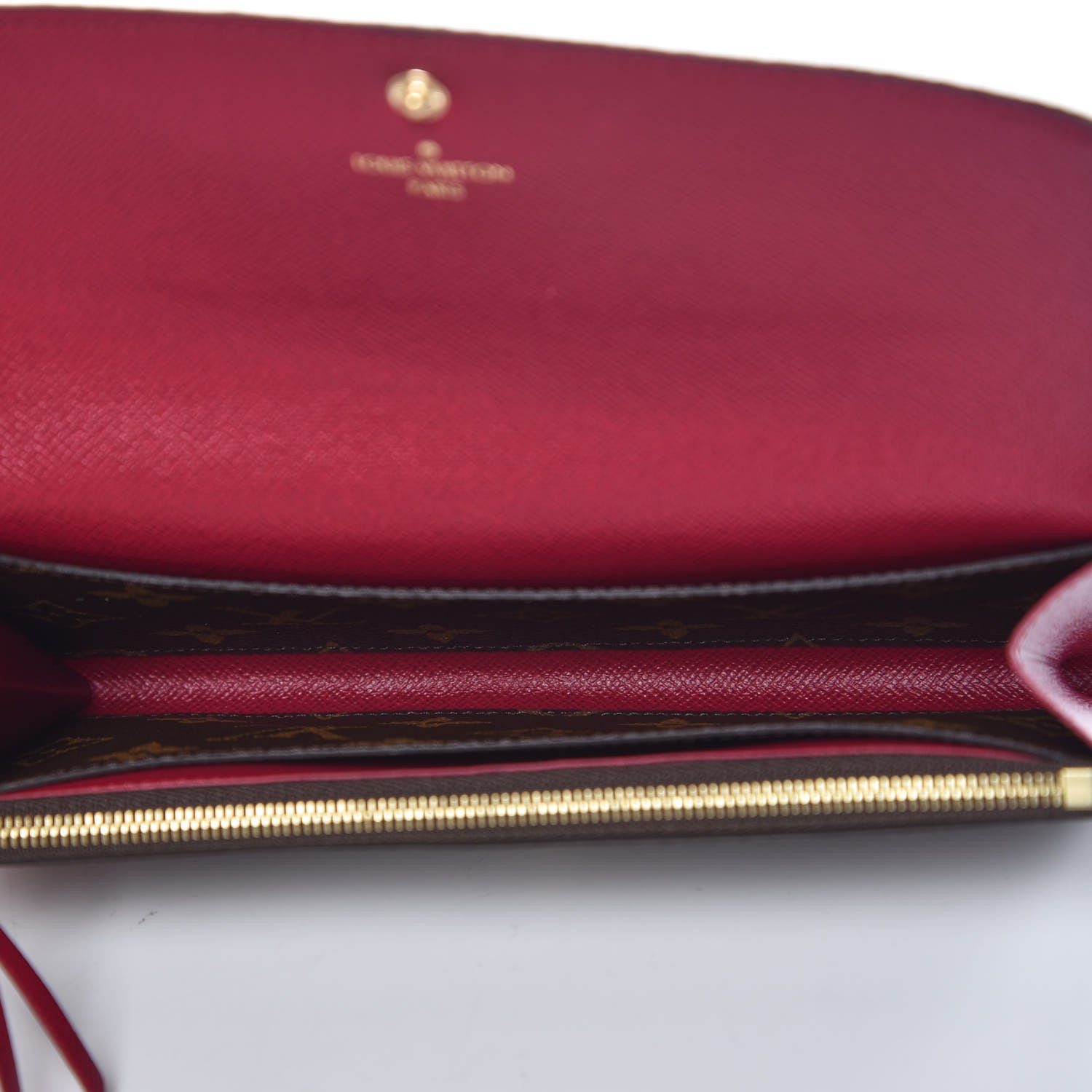 Louis Vuitton Monogram Emilie Wallet Fuchsia 5 of 8