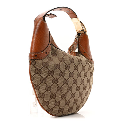 Gucci Monogram Mini Glam Hobo Tan 3 of 10