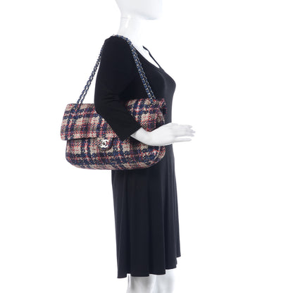 Chanel Nylon Tweed Printed Maxi Flap Multicolor 2 of 8