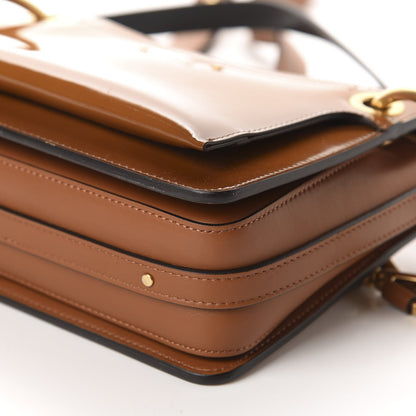 Chloe Patent Small Roy Bag Caramel 7 of 9