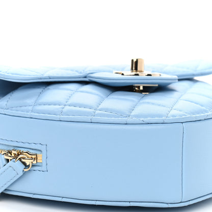 Chanel Lambskin Quilted CC In Love Heart Bag Light Blue 10 of 12