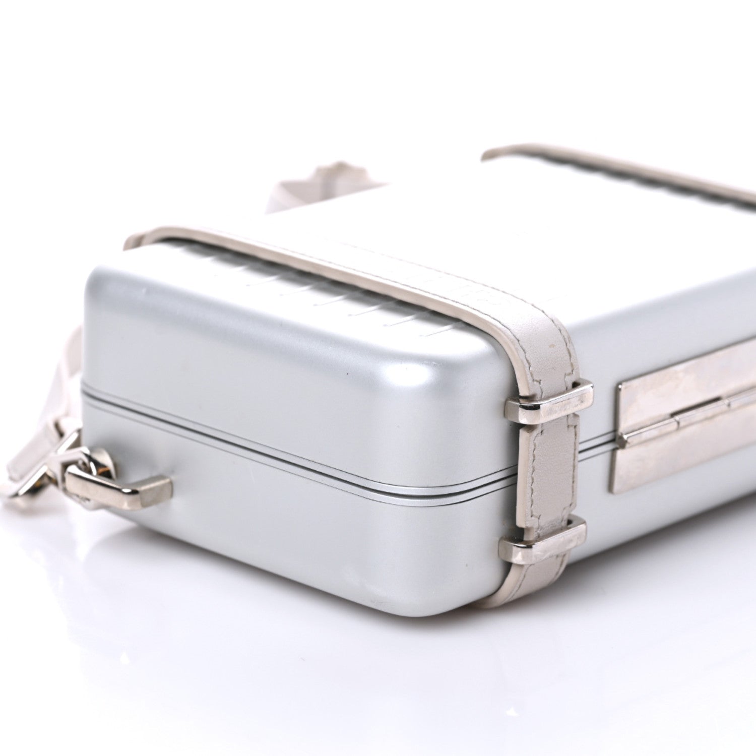 Christian Dior X RIMOWA Aluminum Personal Clutch On Strap Silver 5 of 10