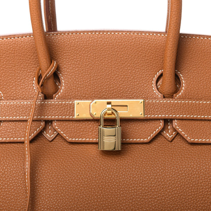Hermes Togo Birkin 35 Gold 10 of 16