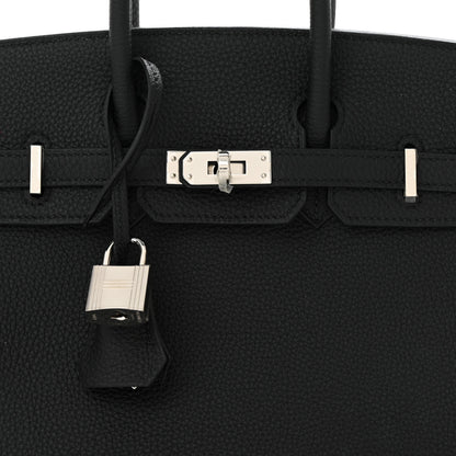 Hermes Togo Birkin 25 Black 8 of 11