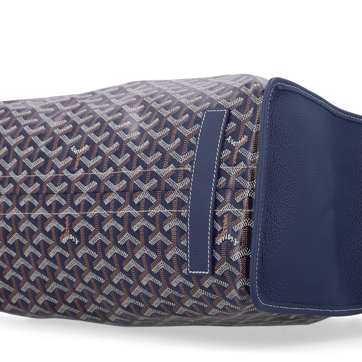 Goyard Goyardine Sac Hardy Pet Carrier PM Navy 4 of 12