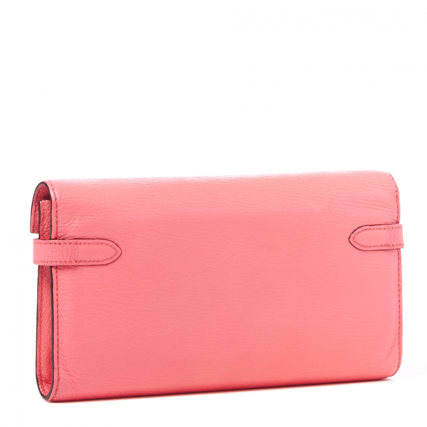 Chevre Mysore Kelly Longue Wallet Rose Lipstick