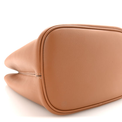 Prada Soft Calfskin Medium Panier Bucket Bag Caramel 8 of 10
