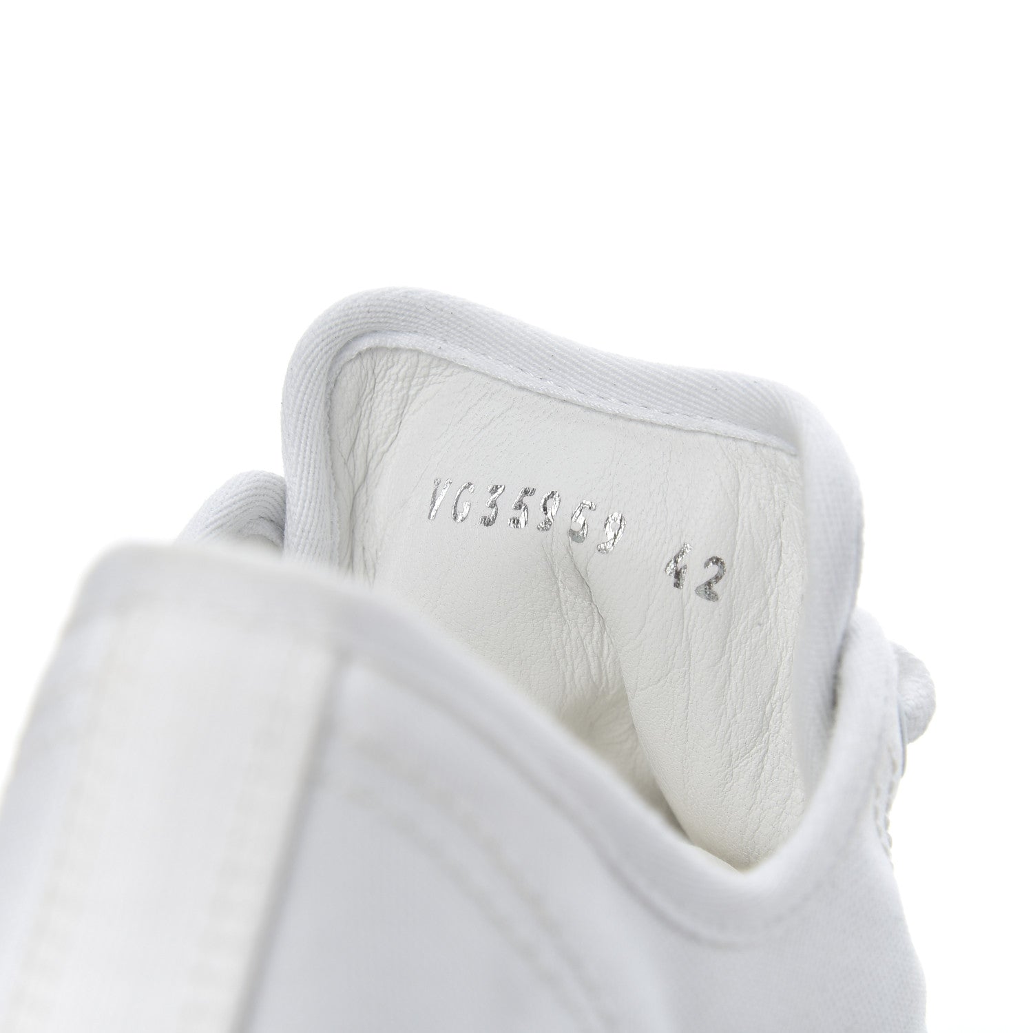 Chanel Fabric Low Top Sneakers 42 White 8 of 11