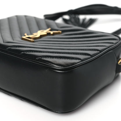 Saint Laurent Calfskin Matelasse Monogram Lou Camera Bag Black 10 of 10