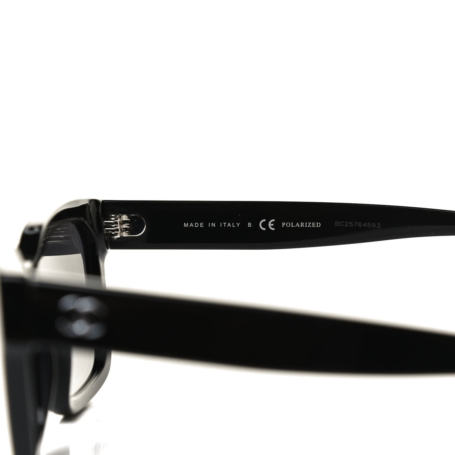 Chanel Acetate Polarized Square Sunglasses 5417 Black 5 of 9