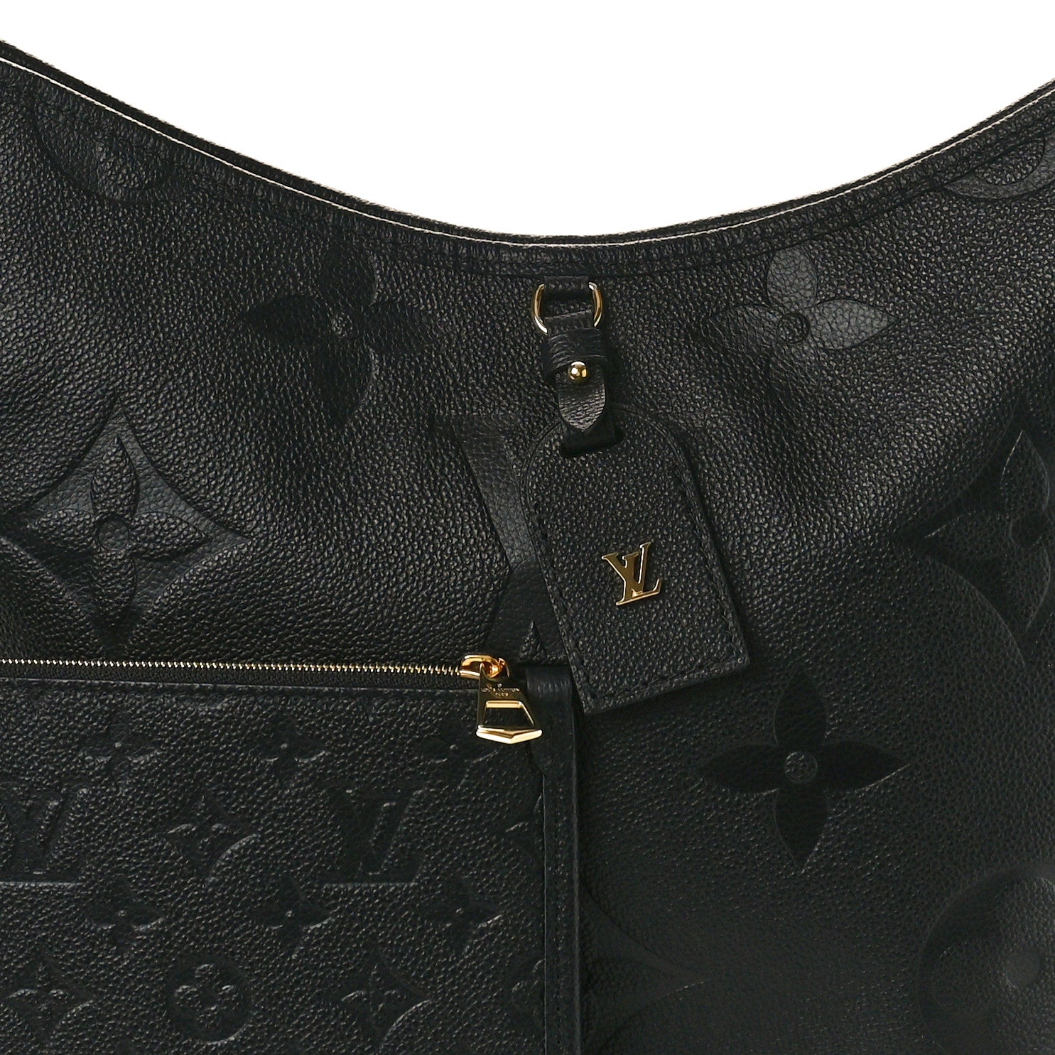 Louis Vuitton Empreinte Monogram Giant Carryall MM Black 8 of 12