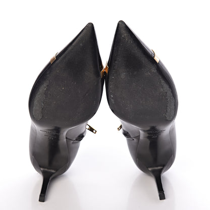 Saint Laurent Nappa Cap Toe Ankle Boots 39 Black 5 of 13