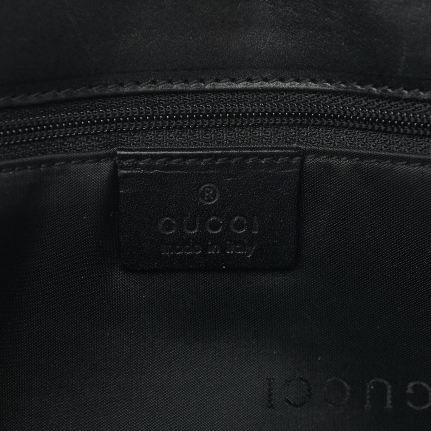 Monogram Bardot Shoulder Bag Black