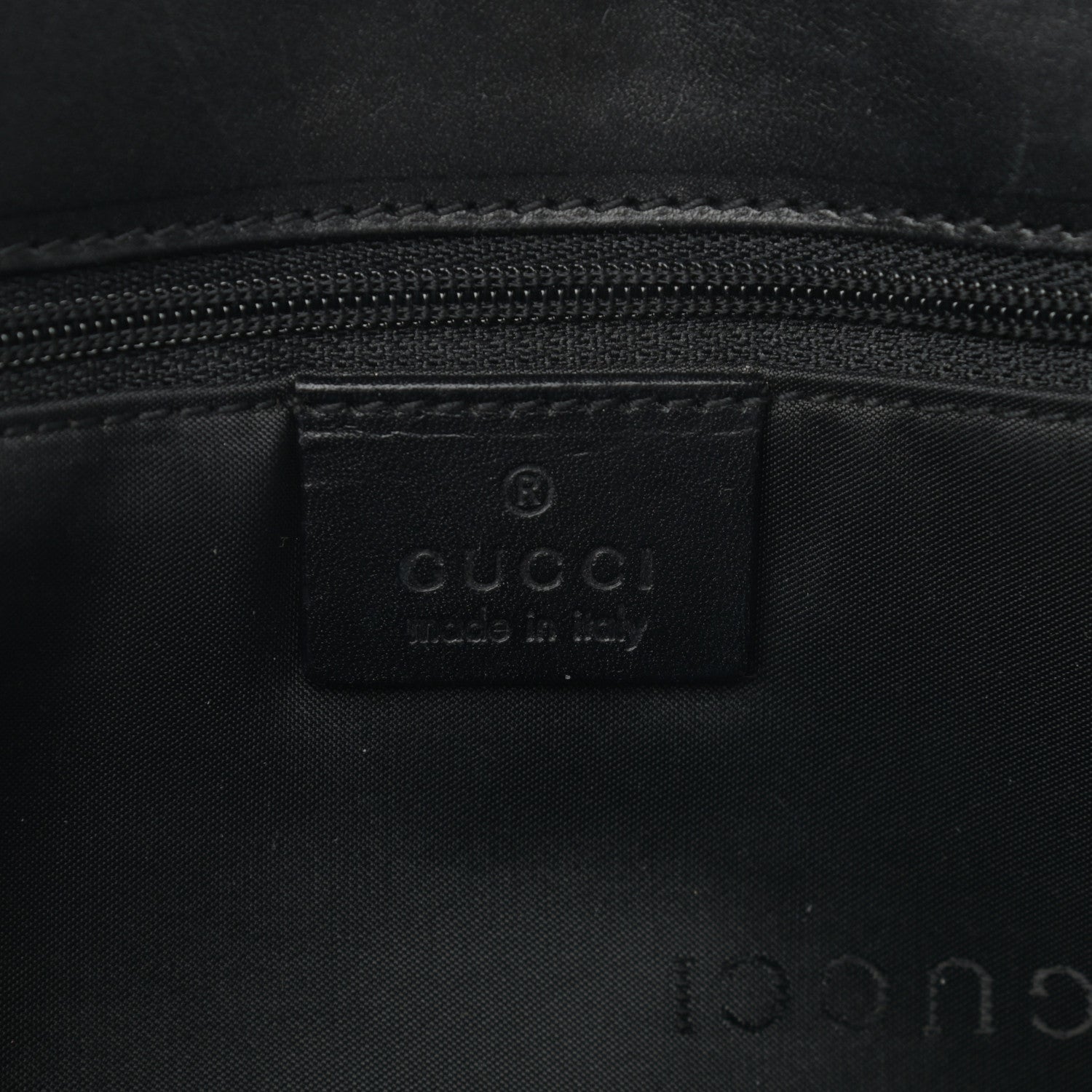 Gucci Monogram Bardot Shoulder Bag Black 6 of 12
