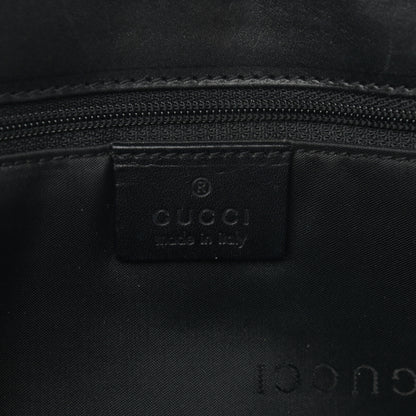 Gucci Monogram Bardot Shoulder Bag Black 6 of 12