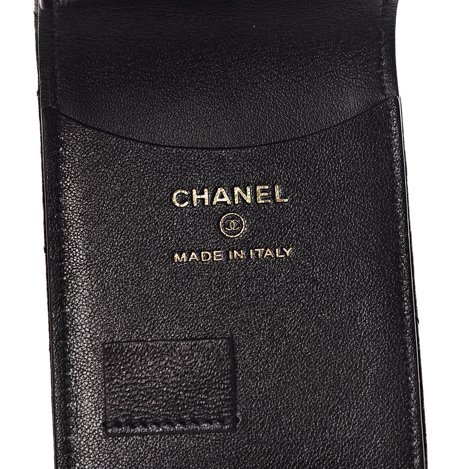 Chanel Lambskin Quilted 19 Luggage Tag Black 4 of 6