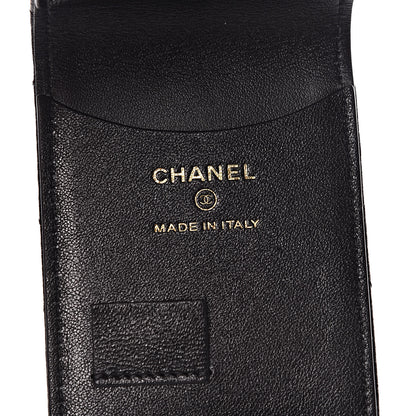 Chanel Lambskin Quilted 19 Luggage Tag Black 4 of 6