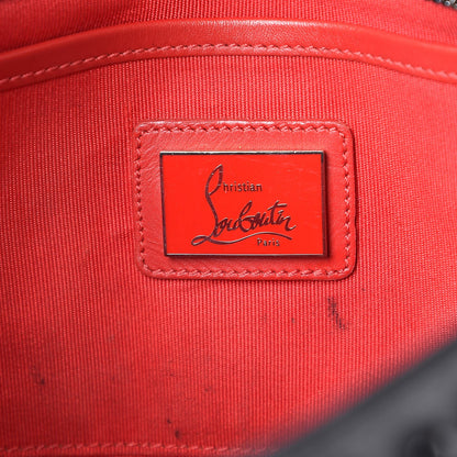Christian Louboutin Calfskin Studded Loubiposh Clutch Black 6 of 12