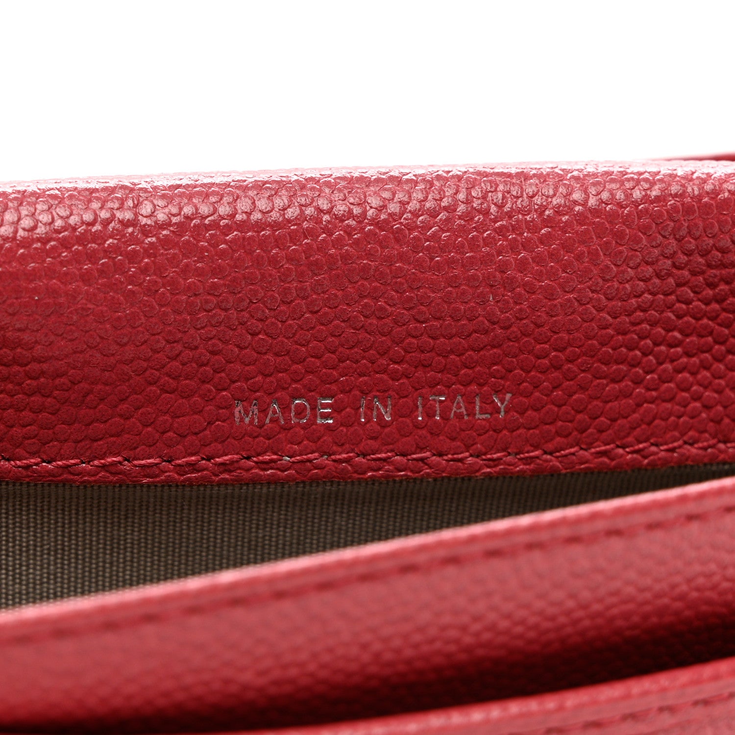 Chanel Caviar Sevruga Yen Wallet Pink 7 of 12