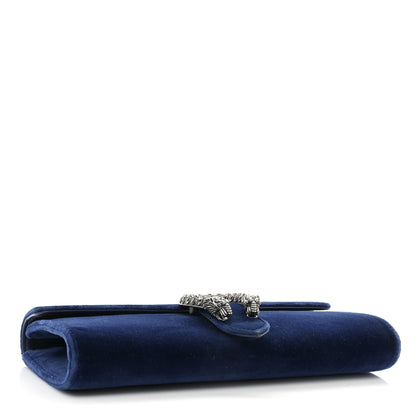 Gucci Velvet Dionysus Clutch Cobalt 4 of 13