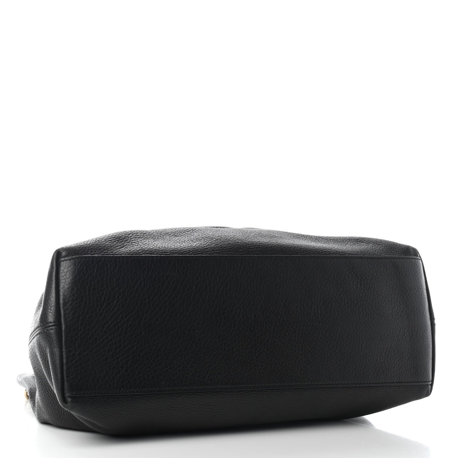 Gucci Pebbled Calfskin Medium Soho Chain Shoulder Bag Black 4 of 10