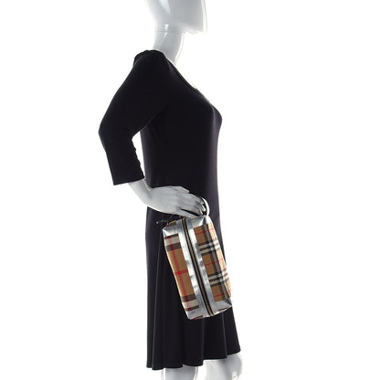 Burberry Vintage Check Cosmetic Case Silver 3 of 8