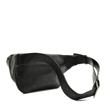 Saint Laurent Calfskin Monogram Belt Bag Black 3 of 19
