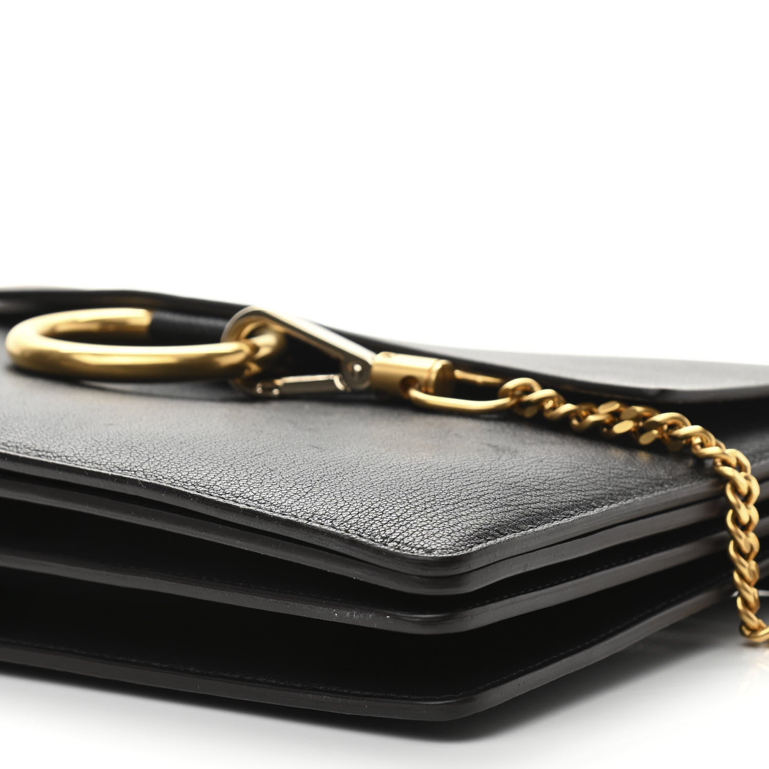 Chloe Calfskin Medium Faye Shoulder Bag Black 11 of 13