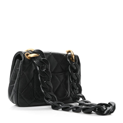 Chanel Caviar Quilted Funky Match Mini Flap Black 3 of 10
