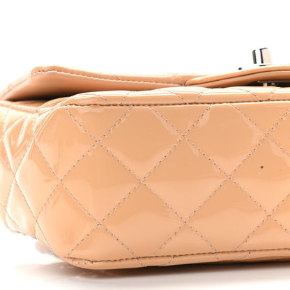 Chanel Patent Calfskin Quilted Mini Rectangular Flap Beige 9 of 13