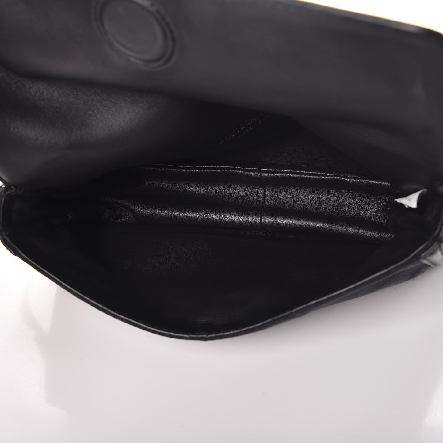 Suede Shiny Micro Intreccio Shoulder Bag Dark Navy