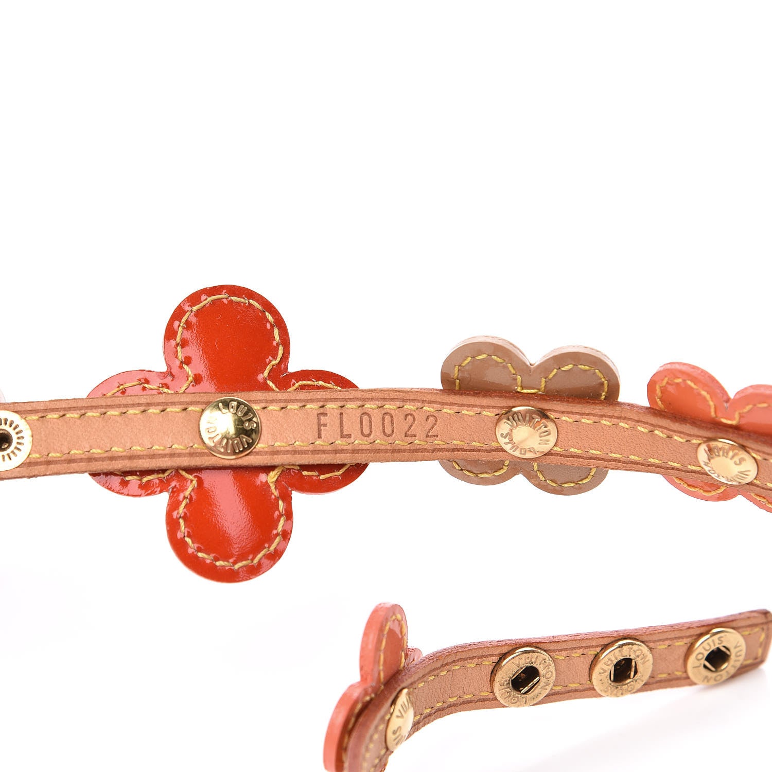Louis Vuitton Patent Fleur Double Wrap Bracelet 4 of 5
