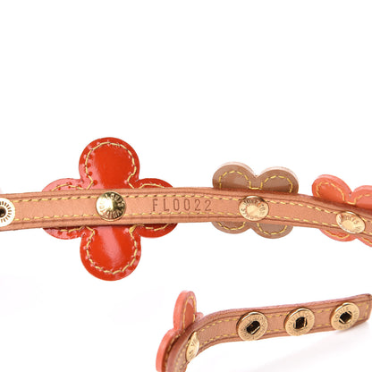Louis Vuitton Patent Fleur Double Wrap Bracelet 4 of 5