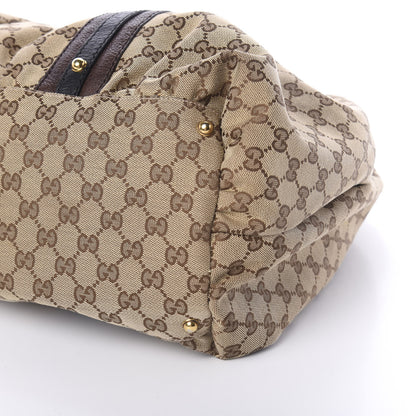 Gucci Monogram Medium Interlocking Icon Tote Dark Brown 9 of 9
