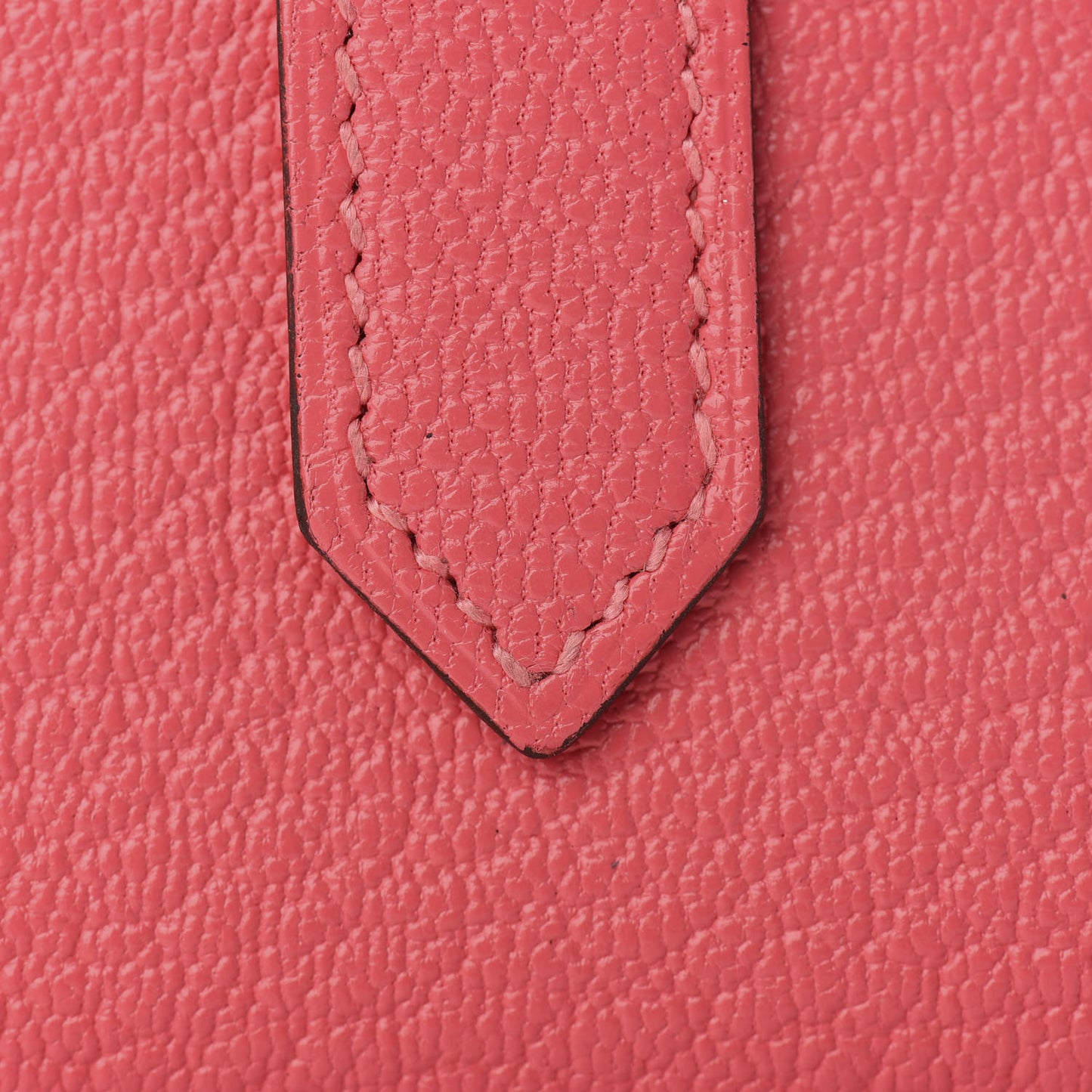 Chevre Mysore Bearn Card Holder Wallet Rose Lipstick