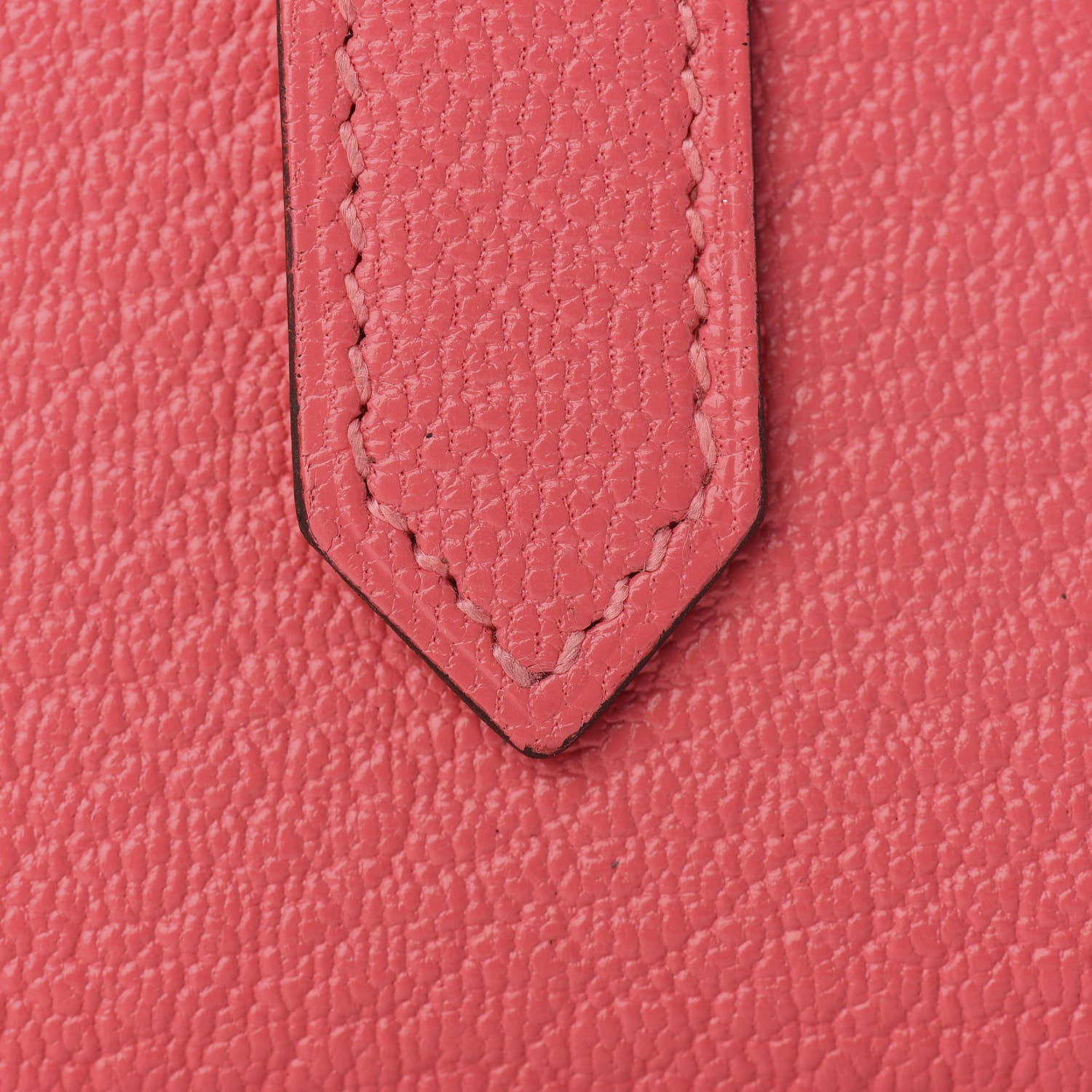 Hermes Chevre Mysore Bearn Card Holder Wallet Rose Lipstick 7 of 8