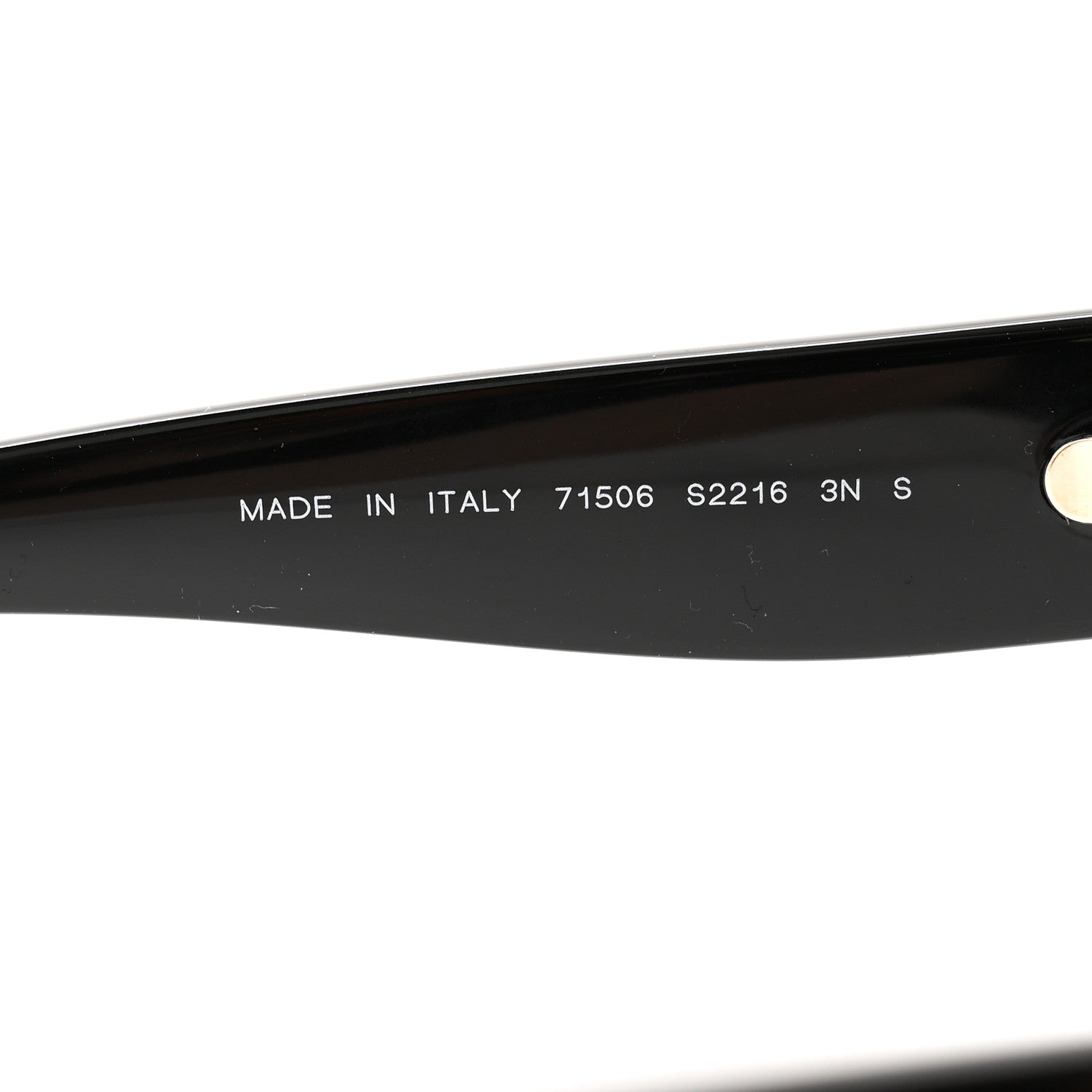 Chanel Acetate Rectangle Logo Sunglasses 71506A Black Gold 6 of 8