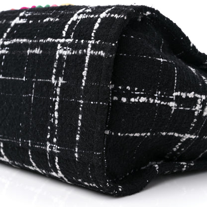 Chanel Tweed Medium Deauville Tote Black White Multicolor 10 of 10