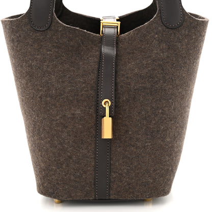 Hermes Feutre Swift Picotin Lock 18 PM Ebene 8 of 12