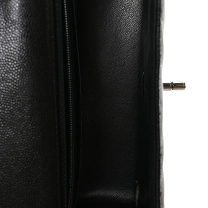 Chanel Caviar Chevron Quilted Mini Rectangular Flap Black 5 of 11