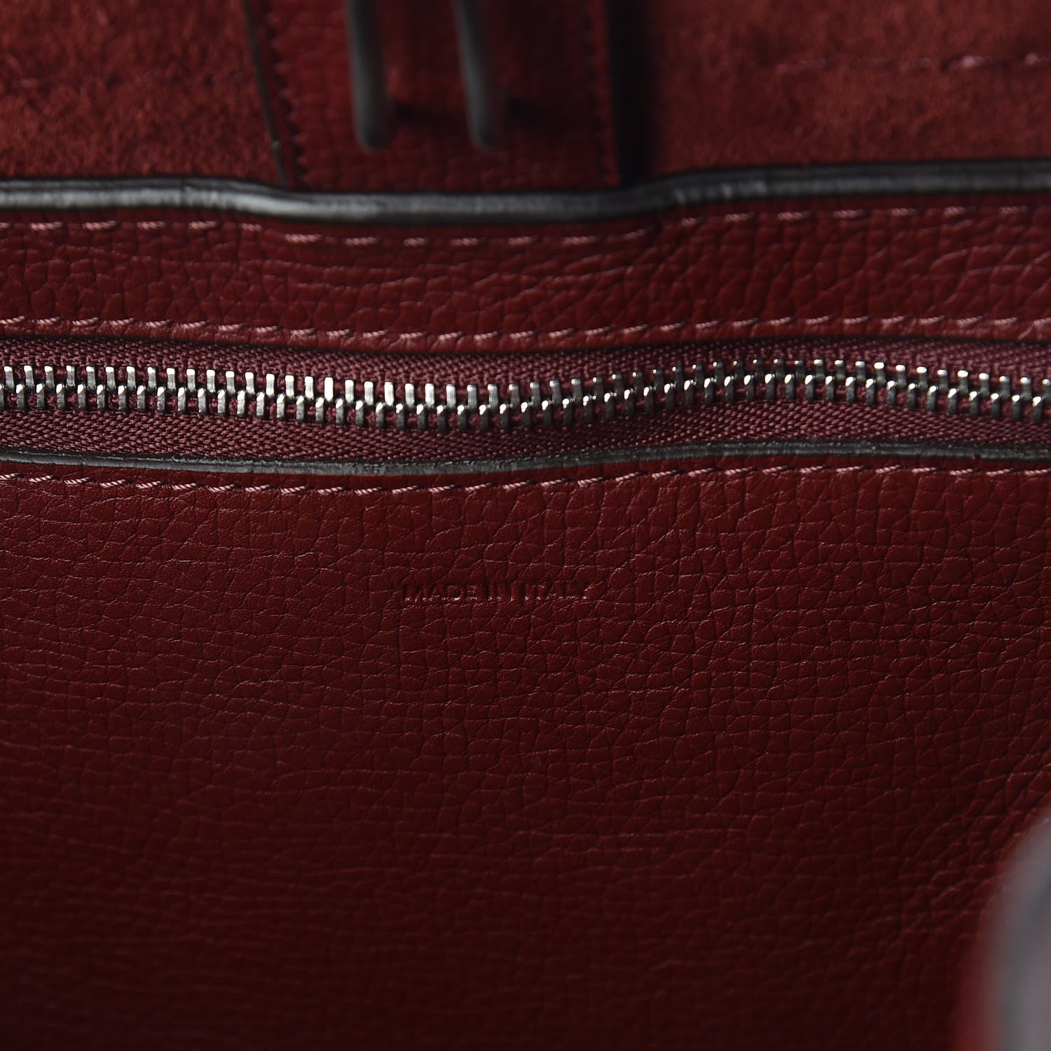 Celine Supple Grained Calfskin Small Big Bag Wine 6 of 9