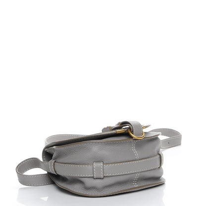 Chloe Calfskin Mini Marcie Round Crossbody Bag Cashmere Grey 4 of 8