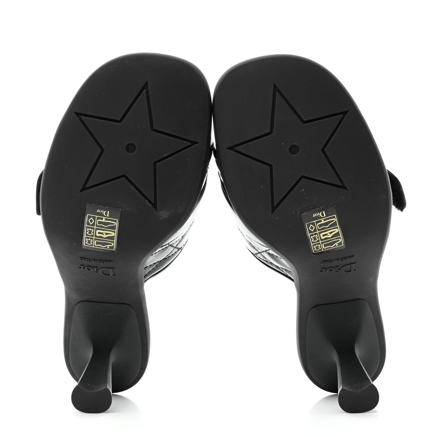 Christian Dior Calfskin Cannage Quilted Dio(r)evolution 80mm Slide Sandals 38 Black 5 of 8